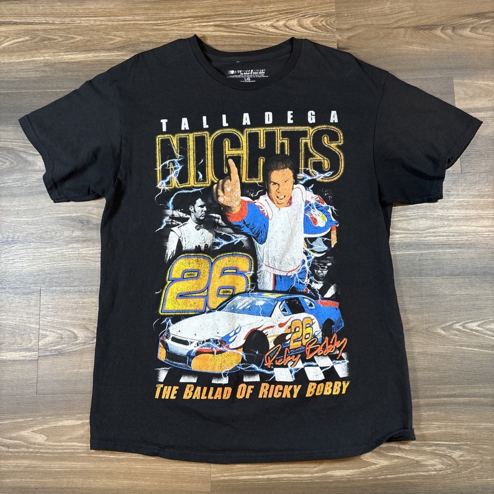 Talladega Nights: The Ballad of Ricky Bobby Graphic T Shirt Size L